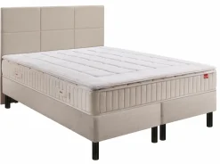 Ensembles Matelas Et Sommier>Camif EPEDA Ensemble 5 en 1 Boxspring Enchanteur - - 2 x 90 x 200 cm Lin