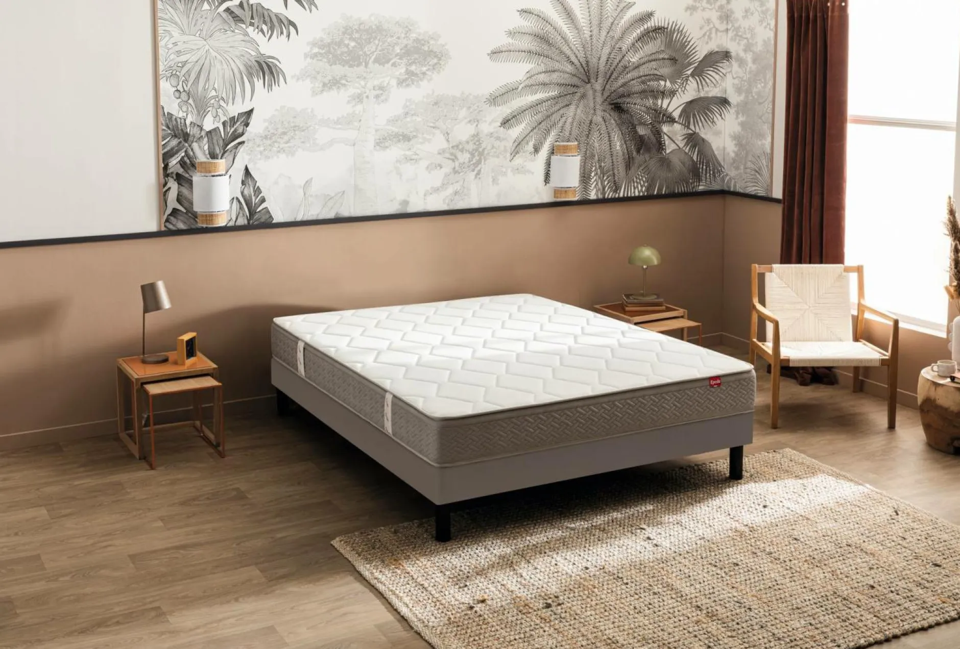 Matelas 140 X 190 Cm|Matelas 90 X 190 Cm>Camif EPEDA Matelas ressorts ensachés 22 cm Itinéraire - 90 x 190 cm