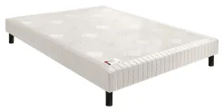 Sommiers 90 X 190 Cm|Sommiers 140 X 190 Cm>Camif EPEDA Sommier tapissier à lattes 15 cm Nature - - 120 x 190 cm Ecru
