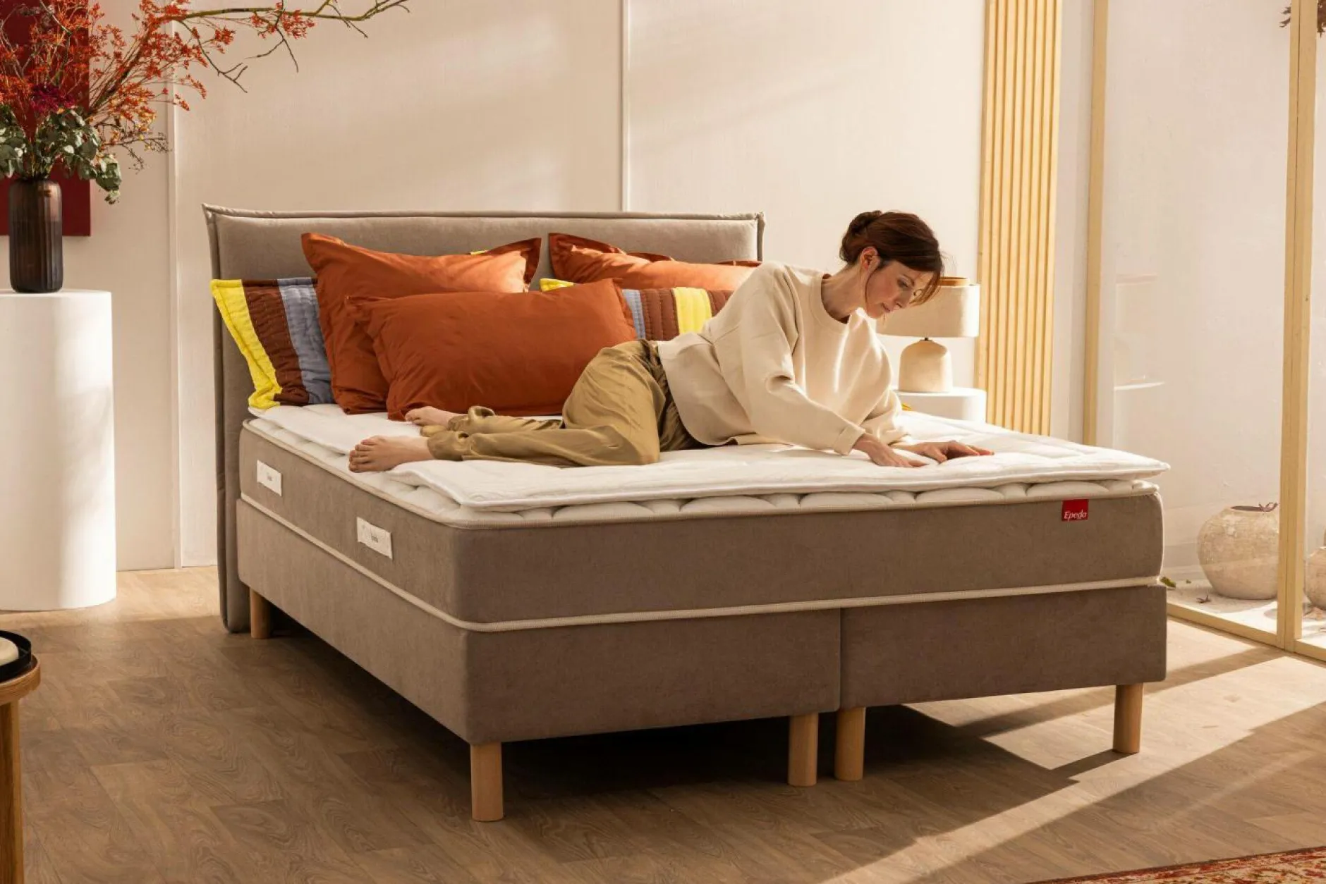 Surmatelas|Surmatelas>Camif EPEDA Surmatelas Noblesse - 140 x 190 cm