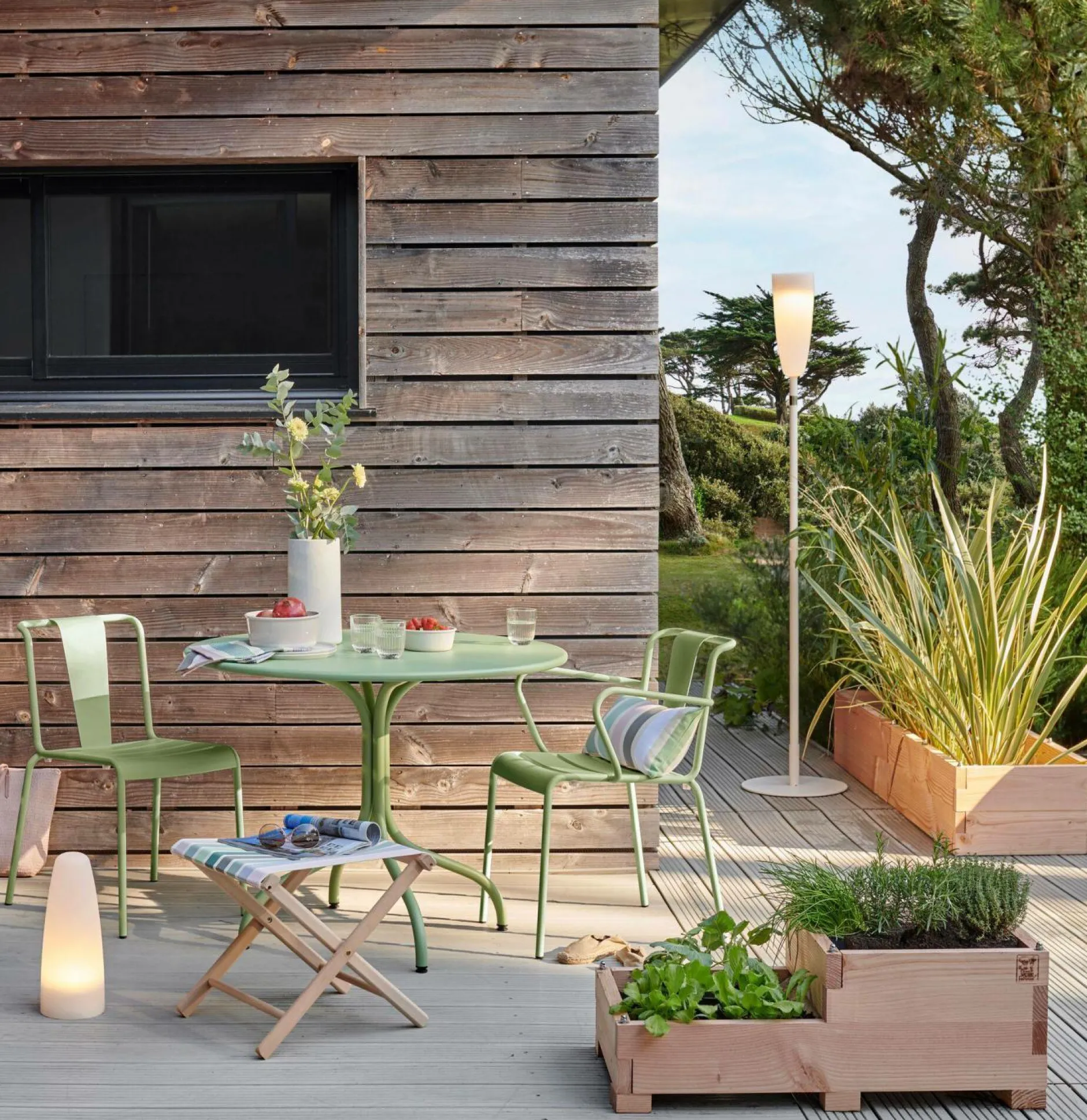 Fauteuils De Jardin>Camif EREME Lot de 2 Fauteuils Paname - Amande
