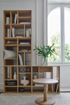 Etagères>Camif Etagère 4 modules bois Albane