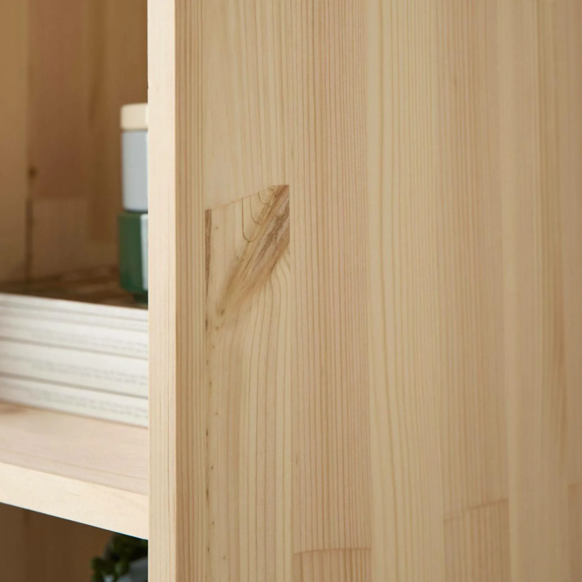 Etagères>Camif Etagère bois massif 6 cases Elio