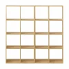Etagères>Camif Etagère bois massif 4x4 cases Elio