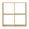 Etagères>Camif Etagère bois massif 2x2 cases Elio