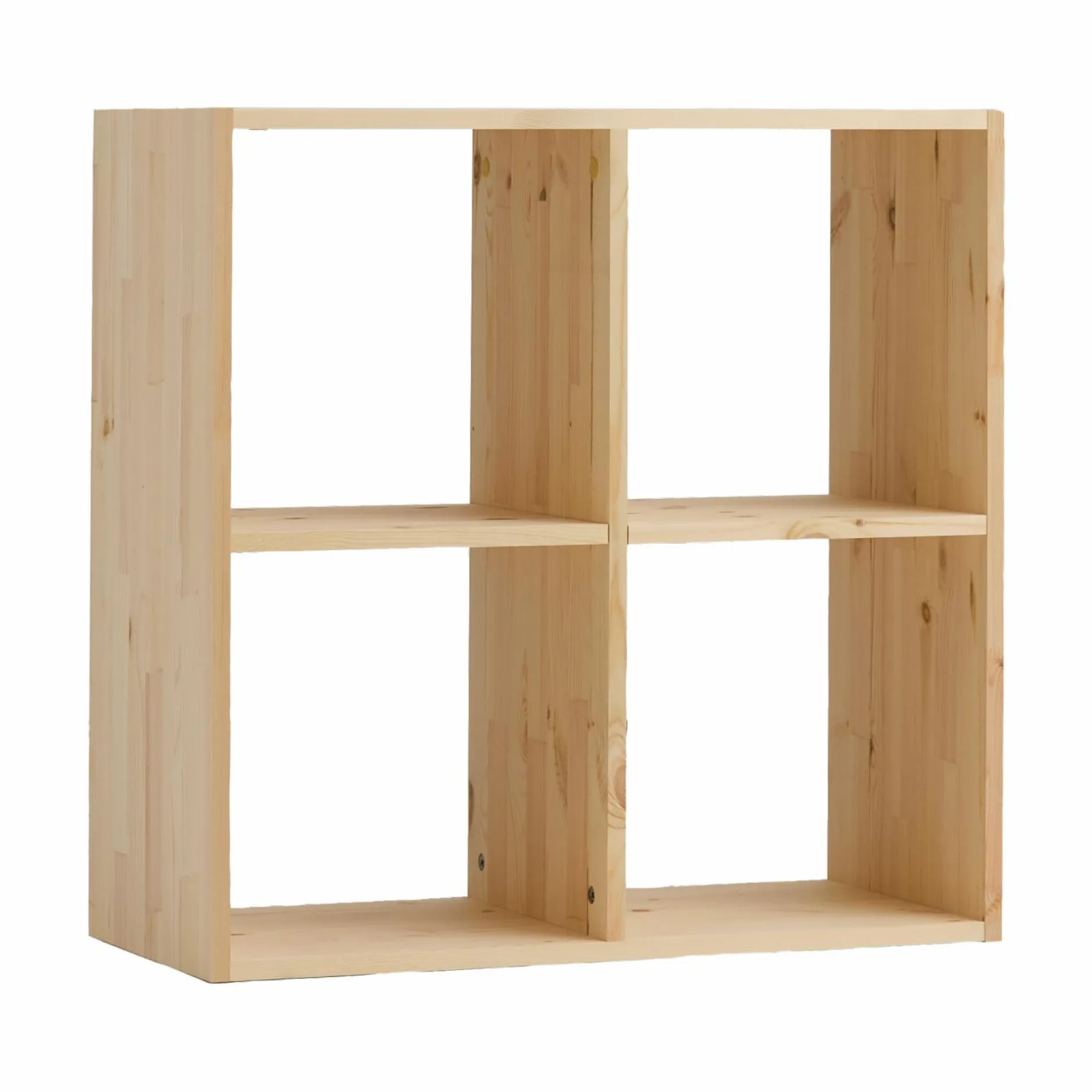 Etagères>Camif Etagère bois massif 2x2 cases Elio