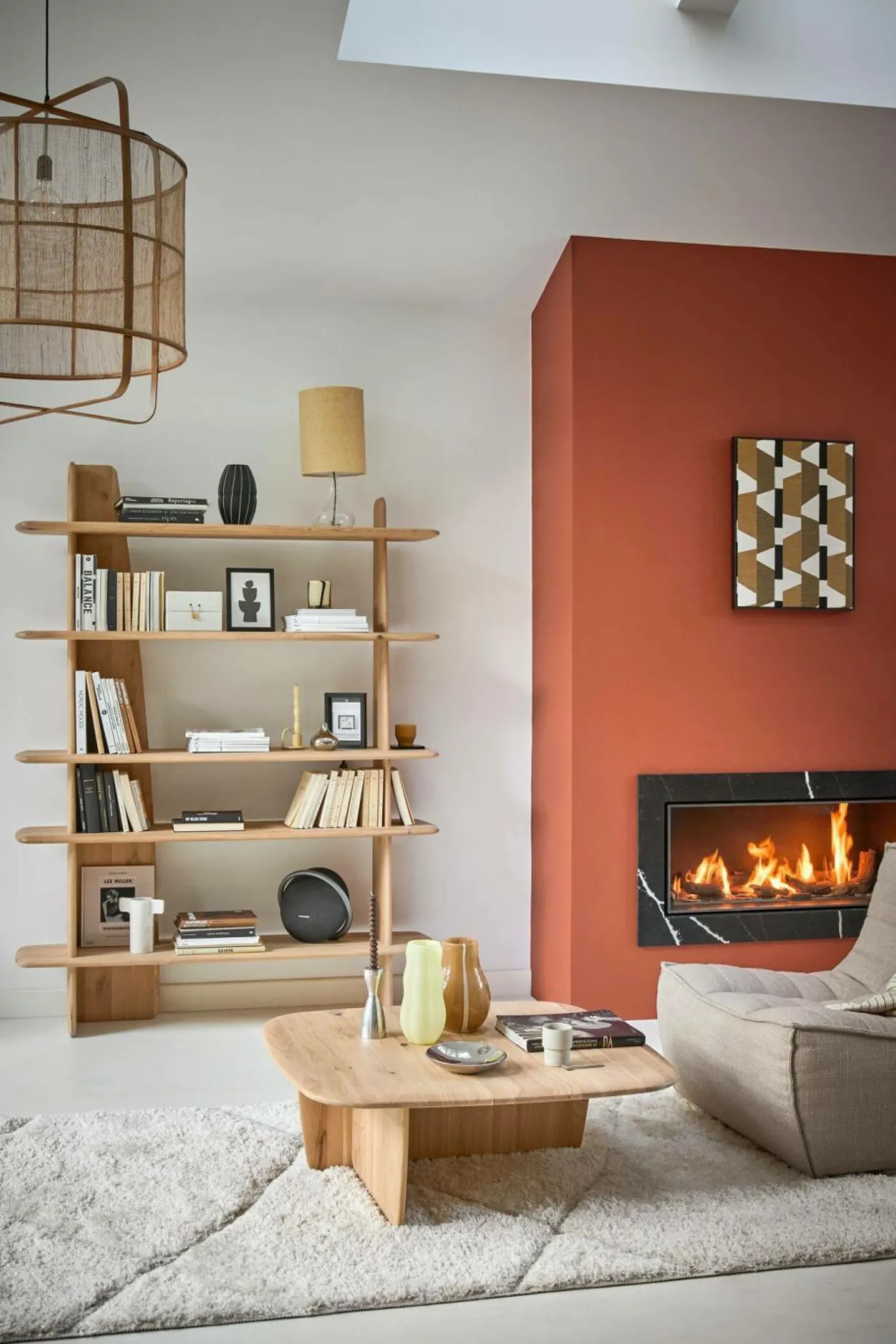 Etagères>Camif Etagère chêne massif Maëlle