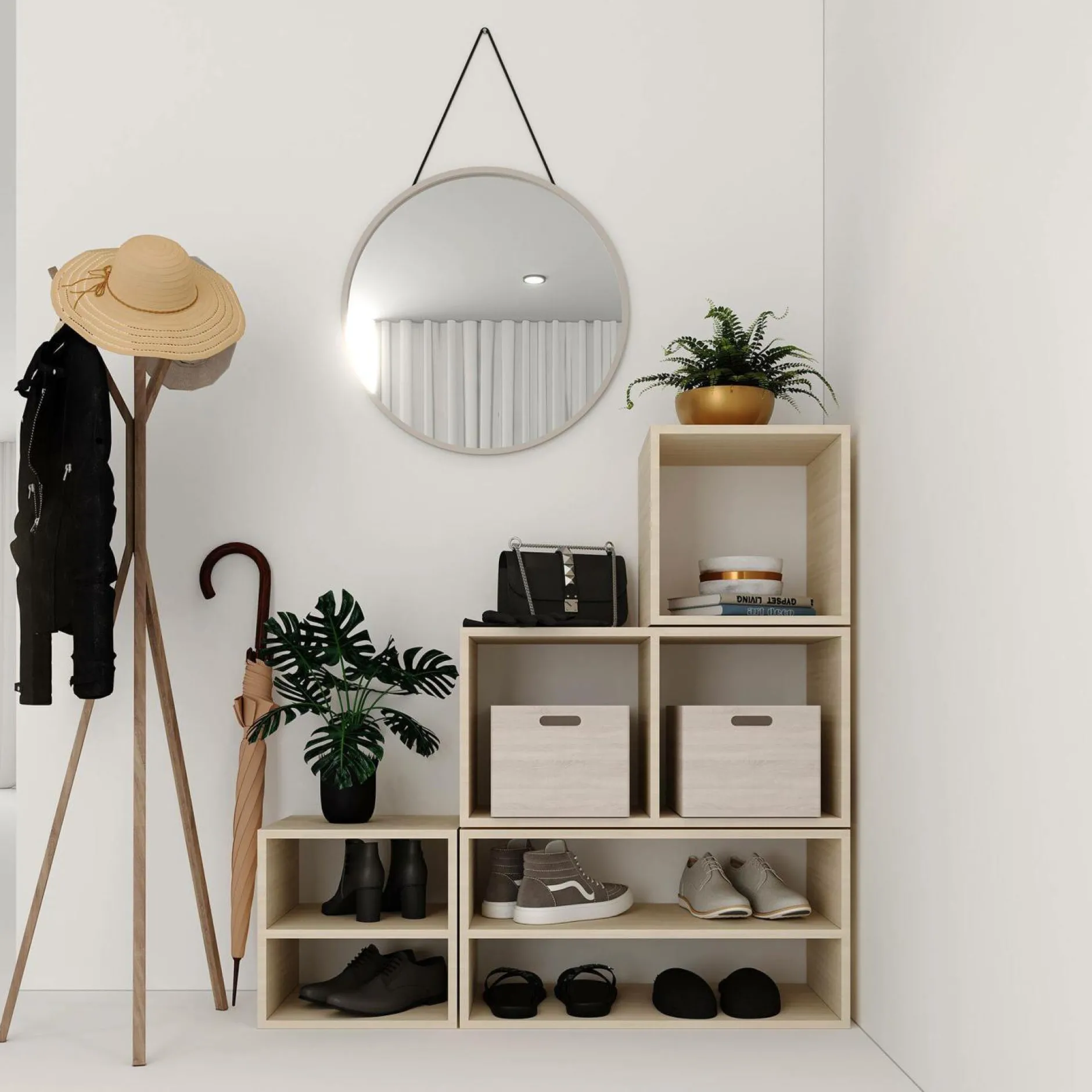 Etagères|Bibliothèques>Camif Etagère escalier bois massif petite version Elio