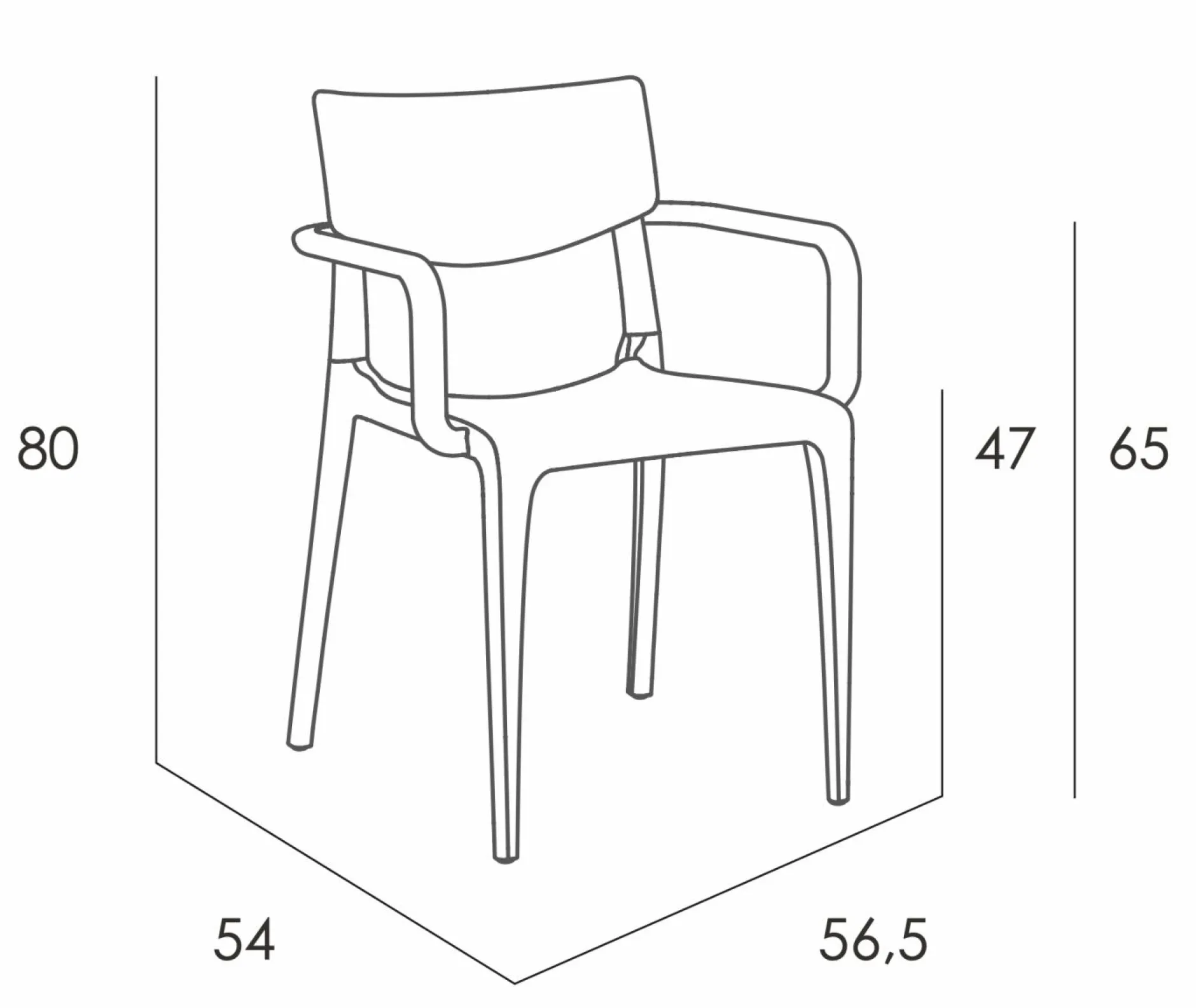 Fauteuils De Jardin>Camif EZPELETA Lot de 2 Fauteuils Empilables Town - Moutarde