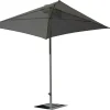 Parasols>Camif EZPELETA Parasol 250 x 250 cm Eolo en Aluminium - Gris Anthracite