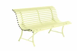 Bancs De Jardin>Camif FERMOB Banc 3 Places 150 cm Louisiane en Acier - Citron Givré