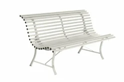 Bancs De Jardin>Camif FERMOB Banc 3 Places 150 cm Louisiane en Acier - Gris Argile