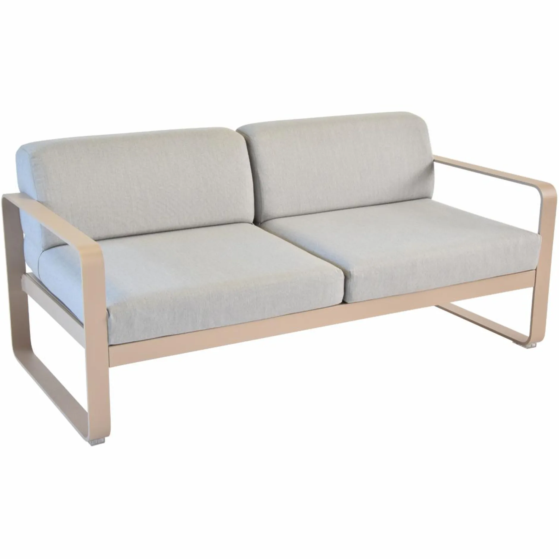 Canapés Et Fauteuils De Jardin>Camif FERMOB Canapé 2 Places Bellevie Gris Flanelle en Aluminium - Muscade