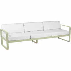 Canapés Et Fauteuils De Jardin>Camif FERMOB Canapé 3 Places Bellevie Blanc Grisé en Aluminium - Tilleul