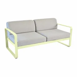 Canapés Et Fauteuils De Jardin>Camif FERMOB Canapé 2 Places Bellevie Gris Flanelle en Aluminium - Citron Givré