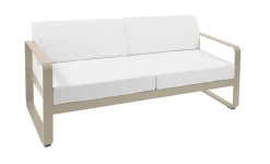 Canapés Et Fauteuils De Jardin>Camif FERMOB Canapé 2 Places Bellevie Blanc Grisé en Aluminium - Muscade