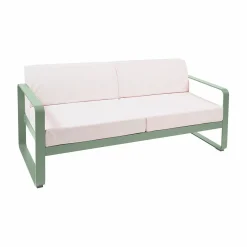 Canapés Et Fauteuils De Jardin>Camif FERMOB Canapé 2 Places Bellevie Blanc Grisé en Aluminium - Cactus