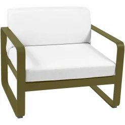 Canapés Et Fauteuils De Jardin>Camif FERMOB Fauteuil Bellevie Blanc Grisé en Aluminium - Pesto