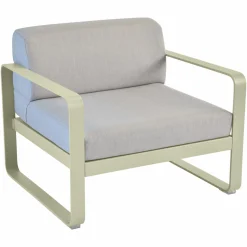 Canapés Et Fauteuils De Jardin>Camif FERMOB Fauteuil Bellevie Gris Flanelle en Aluminium - Tilleul