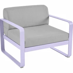 Canapés Et Fauteuils De Jardin>Camif FERMOB Fauteuil Bellevie Gris Flanelle en Aluminium - Guimauve