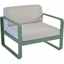 Canapés Et Fauteuils De Jardin>Camif FERMOB Fauteuil Bellevie Gris Flanelle en Aluminium - Cèdre