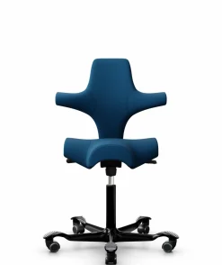 Chaises De Bureau>Camif FLOKK Chaise de bureau assis debout Capisco 8106 - - Roulettes pour sol dur Bleu