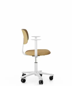 Chaises De Bureau>Camif FLOKK Chaise de bureau assise capitonnée avec accoudoirs Tion 2140 - Jaune