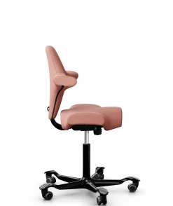 Chaises De Bureau>Camif FLOKK Chaise de bureau assis debout Capisco 8106 - - Roulettes pour sol dur Rose Blush