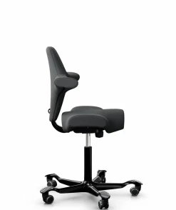 Chaises De Bureau>Camif FLOKK Chaise de bureau assis debout Capisco 8106 - - Roulettes pour sol dur Gris Anthracite