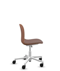 Chaises De Bureau>Camif FLOKK Chaise de bureau assise capitonnée Noor 6070S - Terracotta