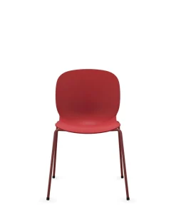 Chaises De Bureau>Camif FLOKK Chaise empilable coque polypropilène et pieds métal Noor 6050 - Rouge