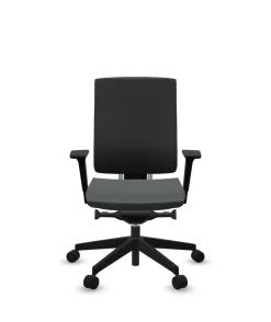 Chaises De Bureau>Camif FLOKK Fauteuil de bureau sans têtière Xenon Net 101SFL - - Roulettes pour sol dur Gris