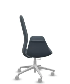 Chaises De Bureau>Camif FLOKK Fauteuil de bureau assise ergonomique Ellie Pro 10ST - - Roulettes pour sol dur Bleu Jean
