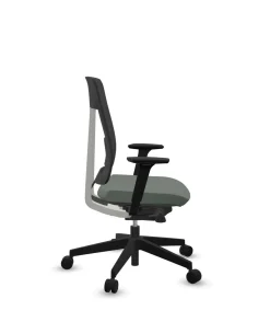 Chaises De Bureau>Camif FLOKK Fauteuil de bureau sans têtière Xenon Net 101SFL - - Roulettes pour sol dur Vert Sauge