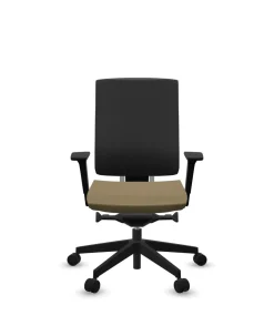 Chaises De Bureau>Camif FLOKK Fauteuil de bureau sans têtière Xenon Net 101SFL - - Roulettes pour sol dur Jaune