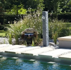 Récupérateurs D'Eau|Fontaines>Camif GARANTIA Fontaine Granit Gris Foncé