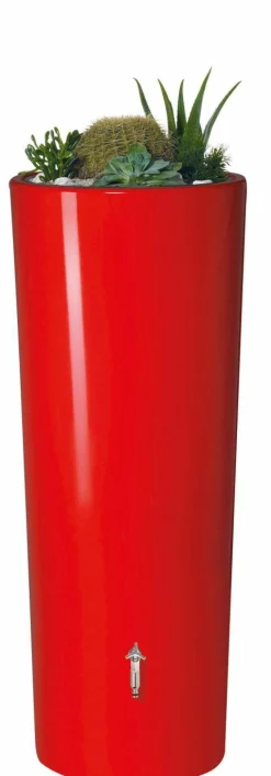 Récupérateurs D'Eau>Camif GARANTIA Kit Récupérateur d'Eau 350 L Color Tomate
