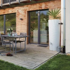 Pots Et Jardinières|Récupérateurs D'Eau>Camif GARANTIA Kit Récupérateur d'Eau 350 L 2en1 Natura - Artic