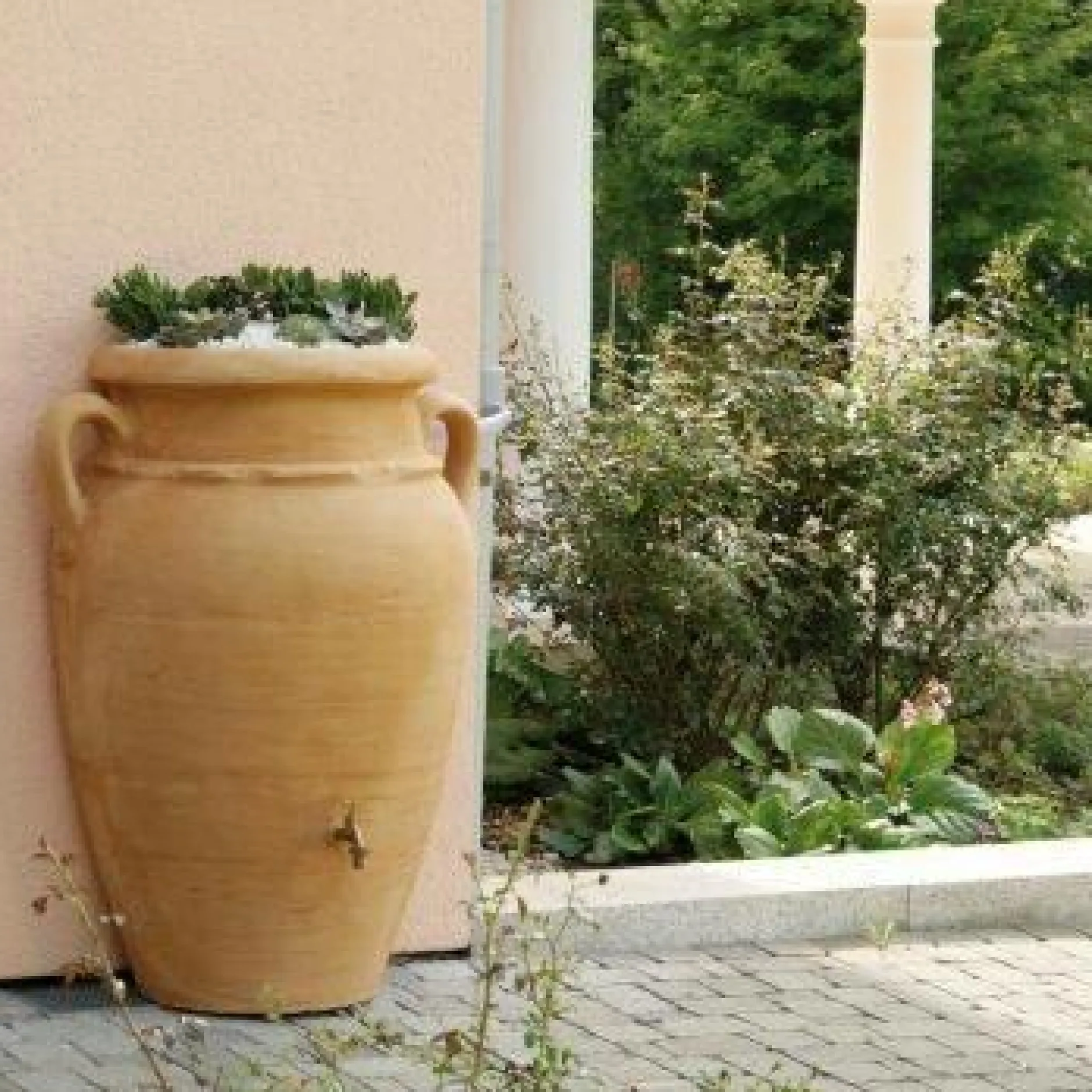 Récupérateurs D'Eau>Camif GARANTIA Kit Récupérateur d'Eau Amphore Murale 260 L Antik