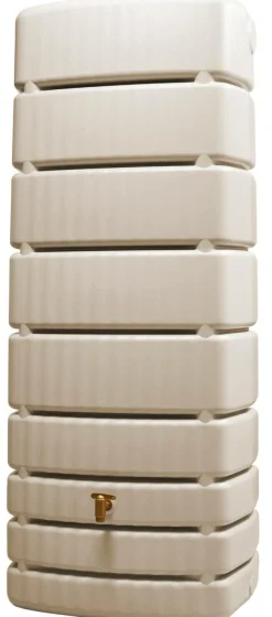 Récupérateurs D'Eau>Camif GARANTIA Kit Récupérateur d'Eau Cuve Murale 500 L Slim Sable