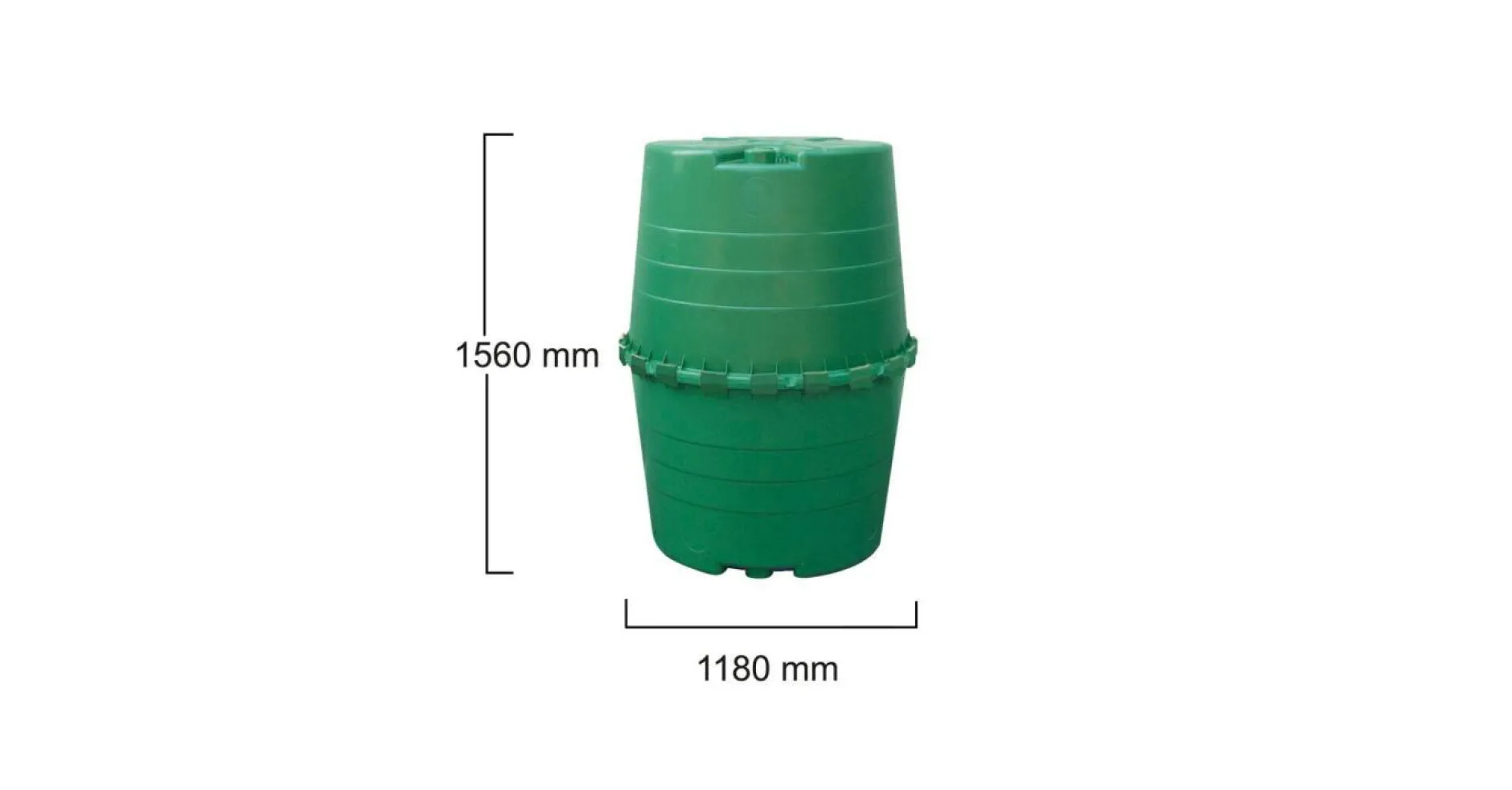 Récupérateurs D'Eau>Camif GARANTIA Kit Récupérateur d'Eau 1300 L Top Tank