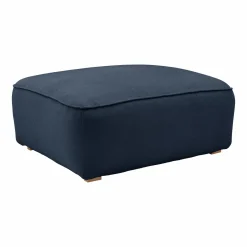 Repose-Pieds>Camif Grand pouf tissu Otis - Bleu Marine