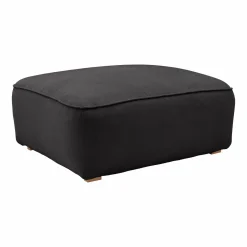 Repose-Pieds>Camif Grand pouf tissu Otis - Carbone