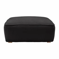 Repose-Pieds>Camif Grand pouf tissu Otis - Carbone