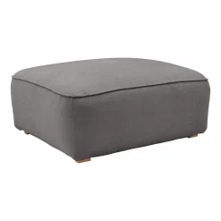 Repose-Pieds>Camif Grand pouf tissu Otis - Gris