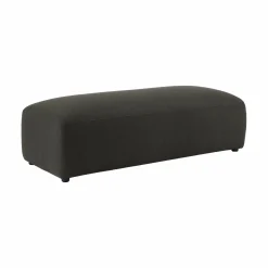 Repose-Pieds>Camif Grand pouf tissu Pavel - Vert Foncé