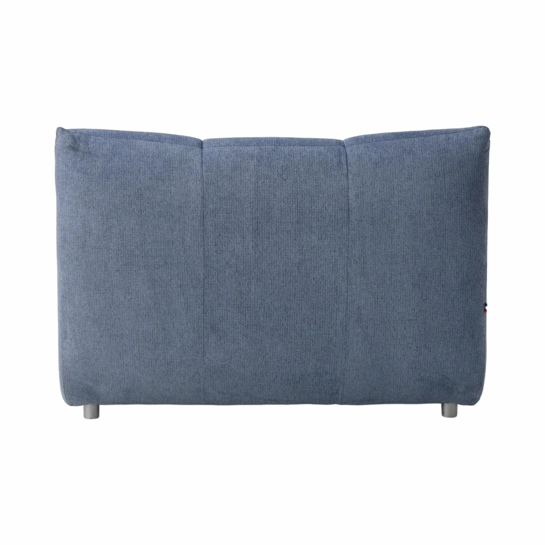 Canapés Modulables>Camif Grande chauffeuse pour canapé modulable tissu Benny - - 1,5 place Bleu
