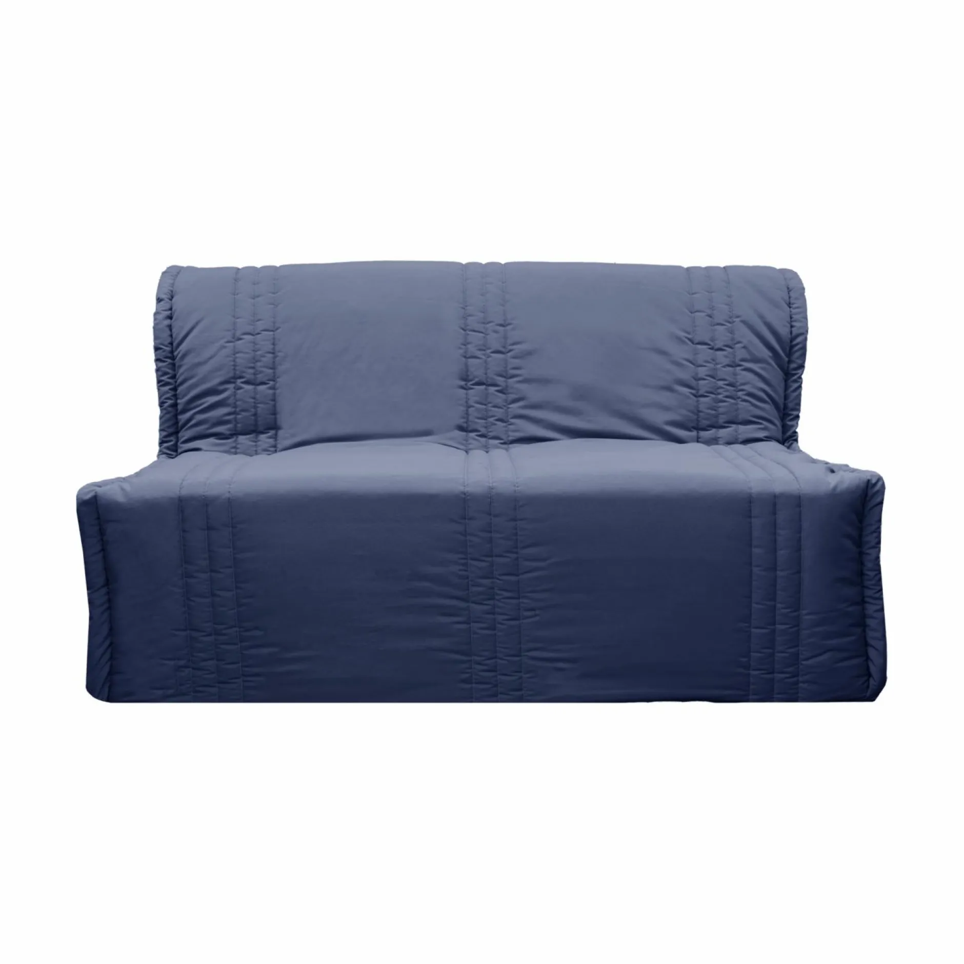 Housses De Clic-Clac Et Bz|Housses De Clic-Clac Et Bz>Camif Housse de BZ Carlos - - 140 x 190 cm Bleu Minéral