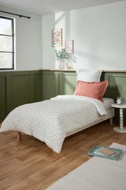 Housses De Couette>Camif Housse de couette coton bio Verlaine - - 140 x 200 cm Blanc