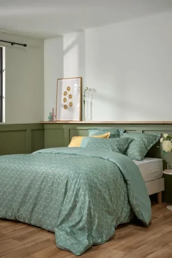 Housses De Couette>Camif Housse de couette coton bio Verlaine - - 240 x 220 cm Céladon